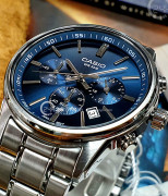 Đồng hồ Casio MTP-E515D-2A1VDF - Nam - Quartz (Pin) Dây Kim Loại - Chính Hãng - Size 41mm