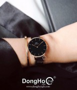 Đồng hồ Daniel Wellington Petite Ashfield Size 32mm DW00100201 - Nữ - Quartz (Pin) Dây Kim Loại - Chính Hãng