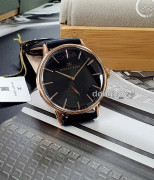 Đồng hồ August Berg 10140B01LBK - Nam - Kính Sapphire - Quartz (Pin) Dây Da - Chính Hãng - Size 40mm