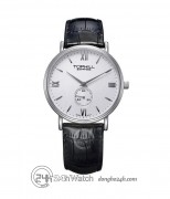 Đồng hồ Tophill TA021G.PB1297 - Nam - Kính Sapphire - Quartz (Pin) Dây Da - Chính Hãng