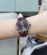 Đồng hồ August Berg 10232C07LBN11 - Nữ - Kính Sapphire - Quartz (Pin) Dây Da - Chính Hãng - Size 32mm