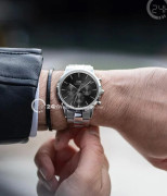 Đồng hồ Daniel Wellington Iconic Arctic DW00100645 - Nam - Quartz (Pin) Dây Kim Loại - Chính Hãng - Size 42mm
