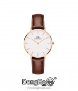 Daniel Wellington Petite St Mawes Size 32mm DW00100175 - Nữ - Quartz (Pin) Dây Da - Chính Hãng