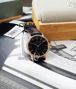 Đồng hồ August Berg 10232B01LBK - Nữ - Kính Sapphire - Quartz (Pin) Dây Da - Chính Hãng - Size 32mm