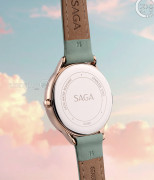 Đồng hồ Saga Chroma Dance 54390-LGWTGR-2 - Nữ - Quartz (Pin) - Mặt Số Đổi Màu - Đính Pha Lê - Size Mặt 34mm