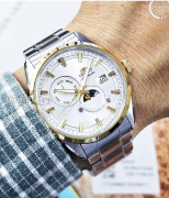 Đồng hồ Orient Stretto Day & Night RA-AK0312S30B - Nam - Kính Sapphire - Automatic (Tự Động) Dây Kim Loại - Chính Hãng - Size Mặt 41.5mm