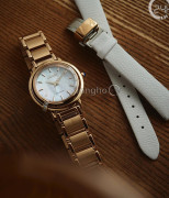 Đồng hồ Citizen EM1093-61D - Nữ - Kính Sapphire - Eco-Drive (Năng Lượng Ánh Sáng) Dây Kim Loại - Chính Hãng - Size 31.2mm