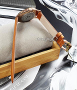 Đồng hồ August Berg 10140A11LBN20 - Nam - Kính Sapphire - Quartz (Pin) Dây Da - Chính Hãng - Size 40mm