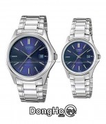 Casio Cặp (1183A-2A - LTP-1183A-2A) Quartz (Pin) Dây Kim Loại - Chính Hãng
