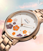 Đồng hồ Saga Chroma Dance 54390-LGCRLG-2A - Nữ - Quartz (Pin) - Mặt Số Đổi Màu - Đính Kim Cương - Size Mặt 34mm