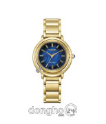 Đồng hồ Citizen EM1099-57L - Nữ - Kính Sapphire - Eco-Drive (Năng Lượng Ánh Sáng) Dây Kim Loại - Chính Hãng - Size 31.2mm