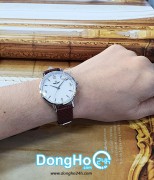 Srwatch Cặp (SG2086.4102RNT - SL2086.4102RNT) Kính Sapphire - Quartz (Pin) Dây Da