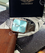 Đồng hồ Newsky NS5016G.S02 - Nam - Kính Sapphire - Quartz (Pin) Dây Kim Loại - Chính Hãng - Size 34*44mm