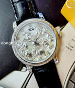Đồng hồ Koi Bát Mã K009.401.63.2.05.3.04 - Nam - Kính Sapphire - Quartz (Pin) Dây Da - Mặt Số 40mm