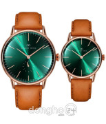 Đồng hồ August Berg Cặp (10140A11LBN20 - 10232A11LBN20) Kính Sapphire - Quartz (Pin) Dây Da - Chính Hãng