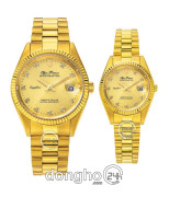 Đồng hồ Olym Pianus Cặp (OP89322GK-V - OP68322L29K-V) Kính Sapphire - Quartz (Pin) Chính Hãng - Size Mặt (40mm - 30mm)