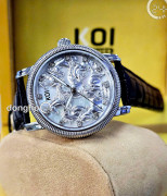 Đồng hồ Koi Bát Mã K009.401.63.2.05.3.04 - Nam - Kính Sapphire - Quartz (Pin) Dây Da - Mặt Số 40mm