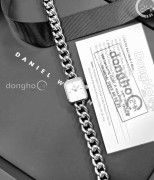 Đồng hồ Daniel Wellington Jolie Chain DW00100834 - Nữ - Quartz (Pin) Dây Kim Loại - Chính Hãng - Size Mặt 15,4x18,2mm