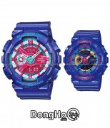 G-Shock - Baby-G Cặp (GMA-S110HC-2A - BA-112-2A) Quartz (Pin) Dây Nhựa - Chính Hãng