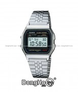 Đồng hồ Casio Digital A159W-N1DF - Unisex - Quartz (Pin) Dây Kim Loại - Chính Hãng