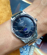Đồng hồ Casio MTP-M100D-1AVDF - Nam - Quartz (Pin) Dây Kim Loại - Chính Hãng - Size 42mm