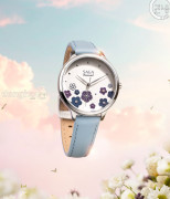Đồng hồ Saga Chroma Dance 54390-SVCRBL-2 - Nữ - Quartz (Pin) - Mặt Số Đổi Màu - Đính Kim Cương - Size Mặt 34mm