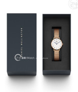 Đồng hồ Daniel Wellington Petite Roman Numerals Melrose DW00100681 - Nữ - Quartz (Pin) Dây Kim Loại - Chính Hãng - Size 28mm