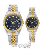 Đồng hồ Olym Pianus Cặp (OP89322GSK-D - OP68322L29SK-D) Kính Sapphire - Quartz (Pin) Dây Kim Loại - Chính Hãng - Size Mặt (40mm - 30mm)