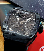 Đồng hồ Tophill Skeleton TUT003G.GB8158 - Nam - Kính Sapphire - Automatic (Tự Động) Dây Nhựa - Chính Hãng - Size 41mm