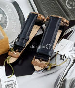 Đồng hồ August Berg Cặp (10140B01LBK - 10232B01LBK) Kính Sapphire - Quartz (Pin) Dây Da - Chính Hãng