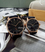 Đồng hồ August Berg Cặp (10140B01LBK - 10232B01LBK) Kính Sapphire - Quartz (Pin) Dây Da - Chính Hãng