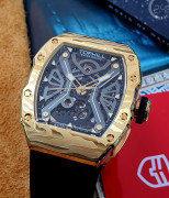 Đồng hồ Tophill Skeleton TUT003G.GB2158 - Nam - Kính Sapphire - Automatic (Tự Động) Dây Nhựa - Chính Hãng - Size 41mm