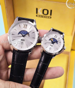 Đồng hồ Cặp KOI Moonphase (K006.403.65.2.05.03.07 - K006.103.65.2.05.03.07) - Kính Sapphire – Quartz (Pin) - Mặt Số (39mm - 29mm)