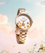 Đồng hồ Saga Chroma Dance 54390-LGCRLG-2 - Nữ - Quartz (Pin) - Mặt Số Đổi Màu - Đính Kim Cương - Size Mặt 34mm