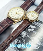 Casio Cặp (MTP-V006GL-9B - LTP-V006GL-9B) Quartz (Pin) Dây Da - Chính Hãng