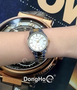 Casio Cặp (MTP-1303SG-7AV - LTP-1303SG-7AV) Quartz (Pin) Dây Kim Loại - Chính Hãng