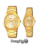 Đồng hồ Casio Cặp (MTP-1170N-9A - LTP-1170N-9A) Quartz (Pin) Dây Kim Loại - Chính Hãng
