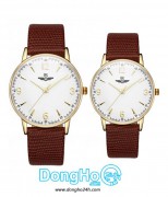 SRWATCH Cặp (SG2086.4602RNT - SL2086.4602RNT) Kính Sapphire - Quartz (Pin)  Chính Hãng