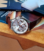 Đồng hồ Casio MTP-E308L-7AVDF - Nam - Quartz (Pin) Dây Da - Chính Hãng - Size 47mm