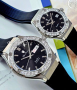 Đồng hồ Cặp Olym Pianus (OP990-45ADGS-GL-D - OP990-45DLS-GL-D) Kính Sapphire - Dây Cao Su - Chính Hãng