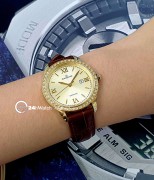 Đồng Candino C4529/2 - Nữ - Kính Sapphire - Quartz (Pin) Dây Da - Chính Hãng