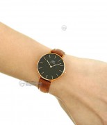 Đồng hồ Daniel Wellington Petite Durham Size 32mm DW00100166 - Nữ - Quartz (Pin) Dây Da - Chính Hãng