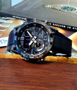 Đồng hồ Casio Edifice ECB-40NP-1ADF - Nam - Quartz (Pin) Dây Nhựa - Chính Hãng - Size 48mm