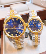 Đồng hồ Olym Pianus Cặp (OP89322GSK-X - OP68322L29SK-X) Kính Sapphire - Quartz (Pin) Dây Kim Loại - Chính Hãng - Size Mặt (40mm - 30mm)