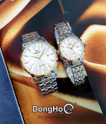 SRWATCH Cặp (SG1076.1202TE - SL1076.1202TE) Kính Sapphire - Quartz (Pin)  Chính Hãng