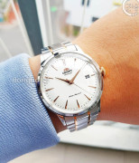 Đồng hồ Orient Cặp (RA-AC0004S10B - RA-AC0008S10B) Automatic (Tự Động) Dây Kim Loại - Chính Hãng - Size Mặt (40.5mm - 36mm)