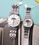 Đồng hồ Cặp KOI Moonphase (K006.403.65.1.03.03.07 - K006.103.65.1.03.03.07) - Kính Sapphire – Quartz (Pin) - Mặt Số (39mm - 29mm)