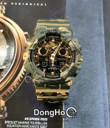 Đồng hồ Casio G-Shock GA-100CM-5A - Nam - Quartz (Pin) Dây Nhựa - Chính Hãng