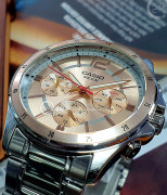 Đồng hồ Casio MTP-1374D-9A - Nam - Quartz (Pin) Dây Kim Loại - Chính Hãng - Size 43.5mm