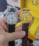 Đồng hồ Koi Bát Mã K009.436.63.2.29.36.04 - Nam - Kính Sapphire - Quartz (Pin) Dây Da - Mặt Số 40mm